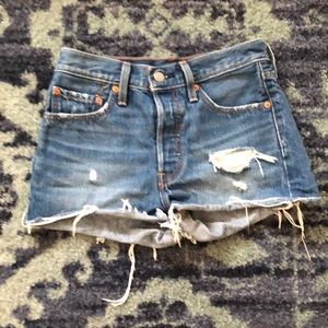 Levi’s 501 high rise shorts